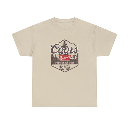 Coors Banquet protect the west unisex T-shirt