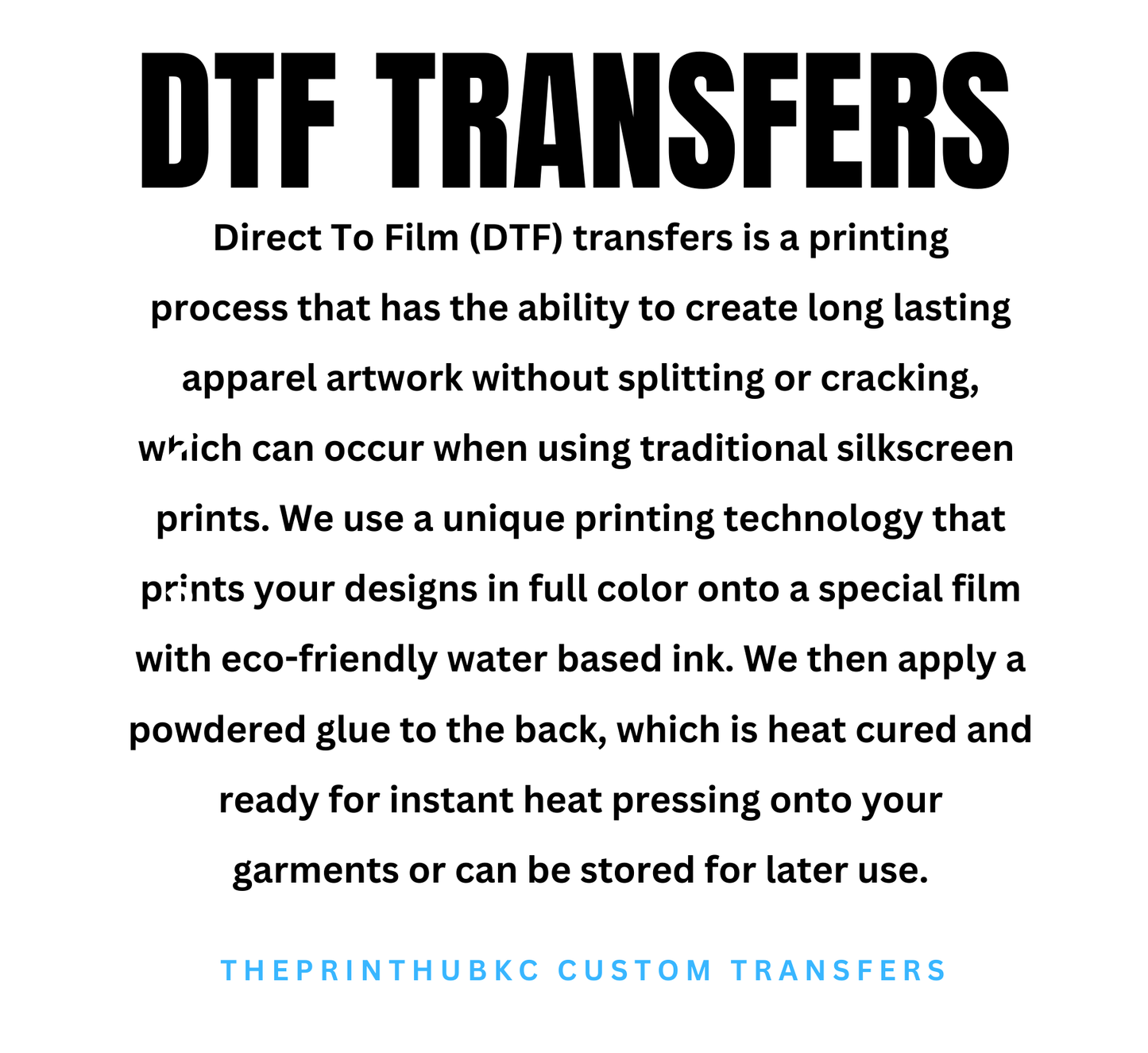 Custom DTF Transfers, Custom T-shirt Transfers,