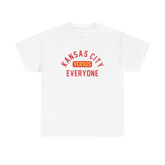 KANSAS CITY VERSUS EVERYONE UNISEX T-SHIRT