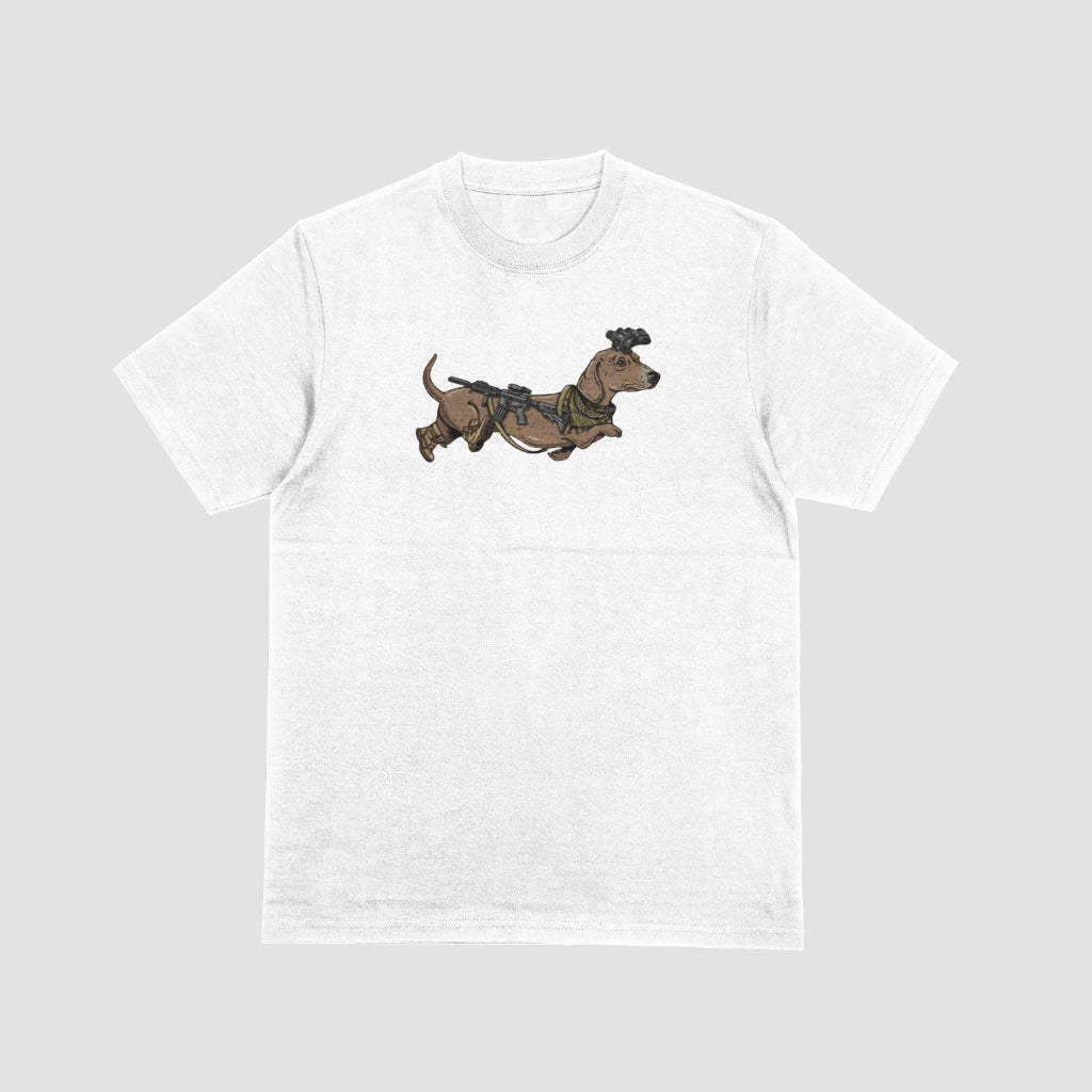 Tactical dachshund unisex t-shirt